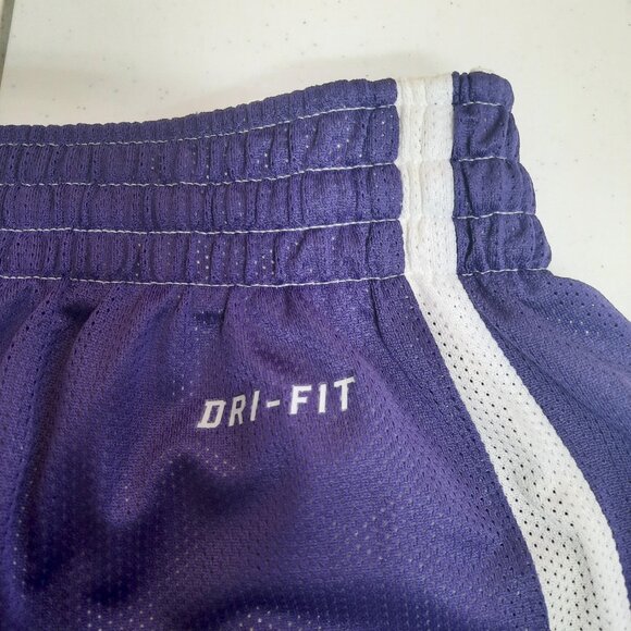 Nike Dri-FIT Reversible Basketball Shorts Men's XL Purple White Mesh Training - Picture 8 of 11